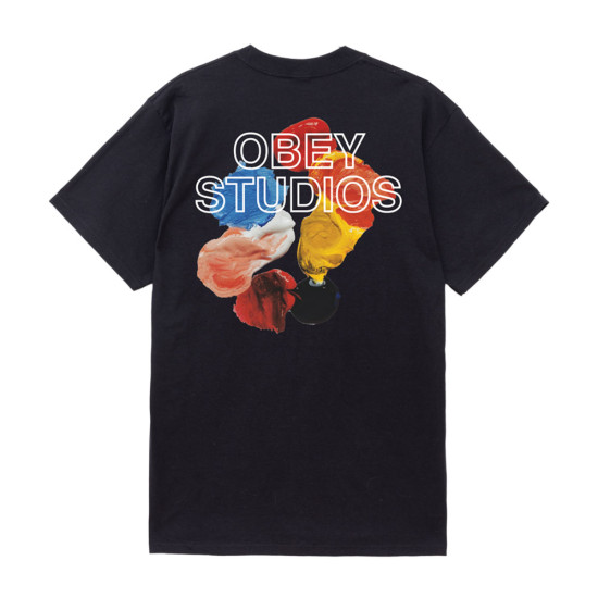 Obey Ανδρική κοντομάνικη μπλούζα Obey Studios Palette Tee Obey Ανδρική κοντομάνικη μπλούζα Obey Studios Palette Tee